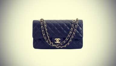 Классическая сумочка от CHANEL 2.55 на длинном ремешке