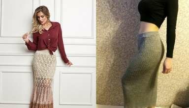 С чем носить вязаную юбку и какие модели в моде